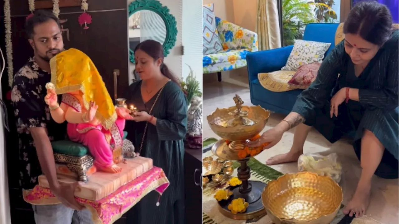 Ganesh Chaturthi 2024: गोद में उठाकर बप्पा को घर लाए देवोलीना के मुस्लिम पति, VIDEO देख लोग हुए इम्प्रेस