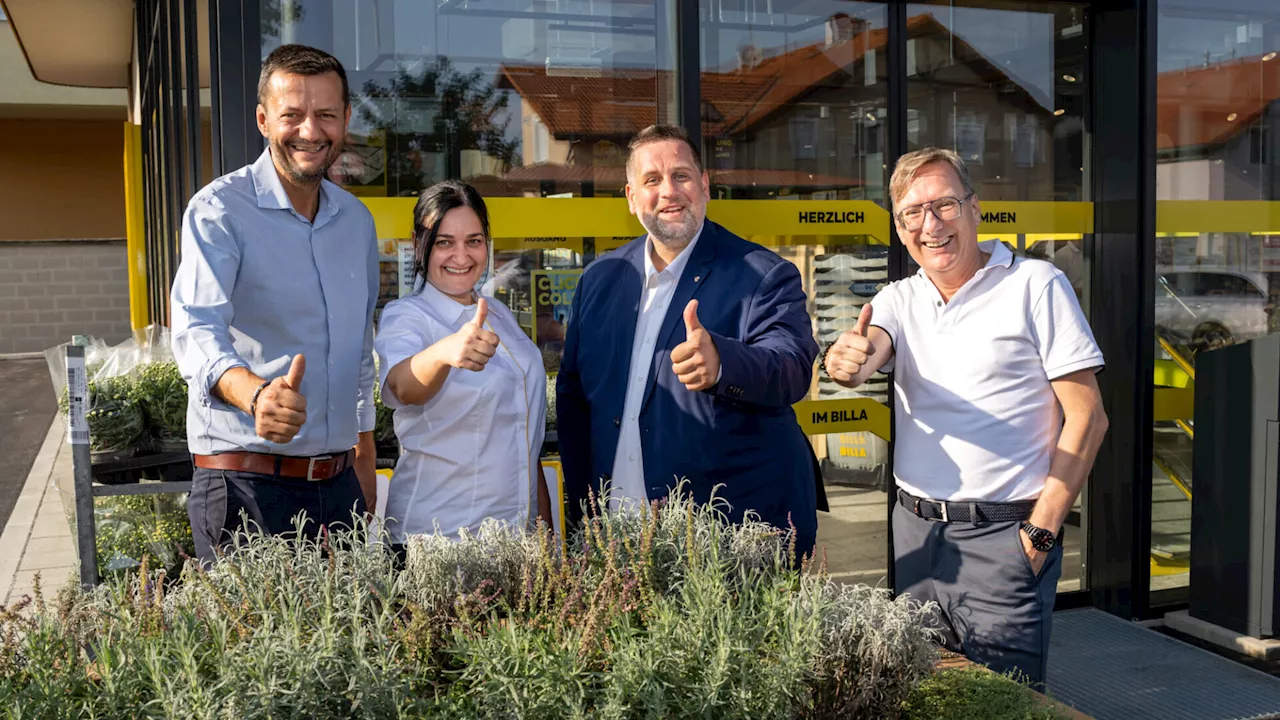 Billa präsentiert sich in Münchendorf im neuen Gewand