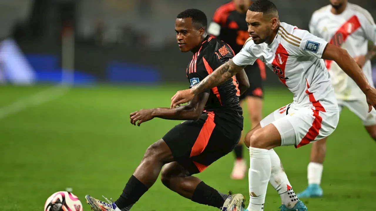 Perú golpeó primero: Gol de Alexander Callens ante Colombia en el Estadio Nacional de Lima