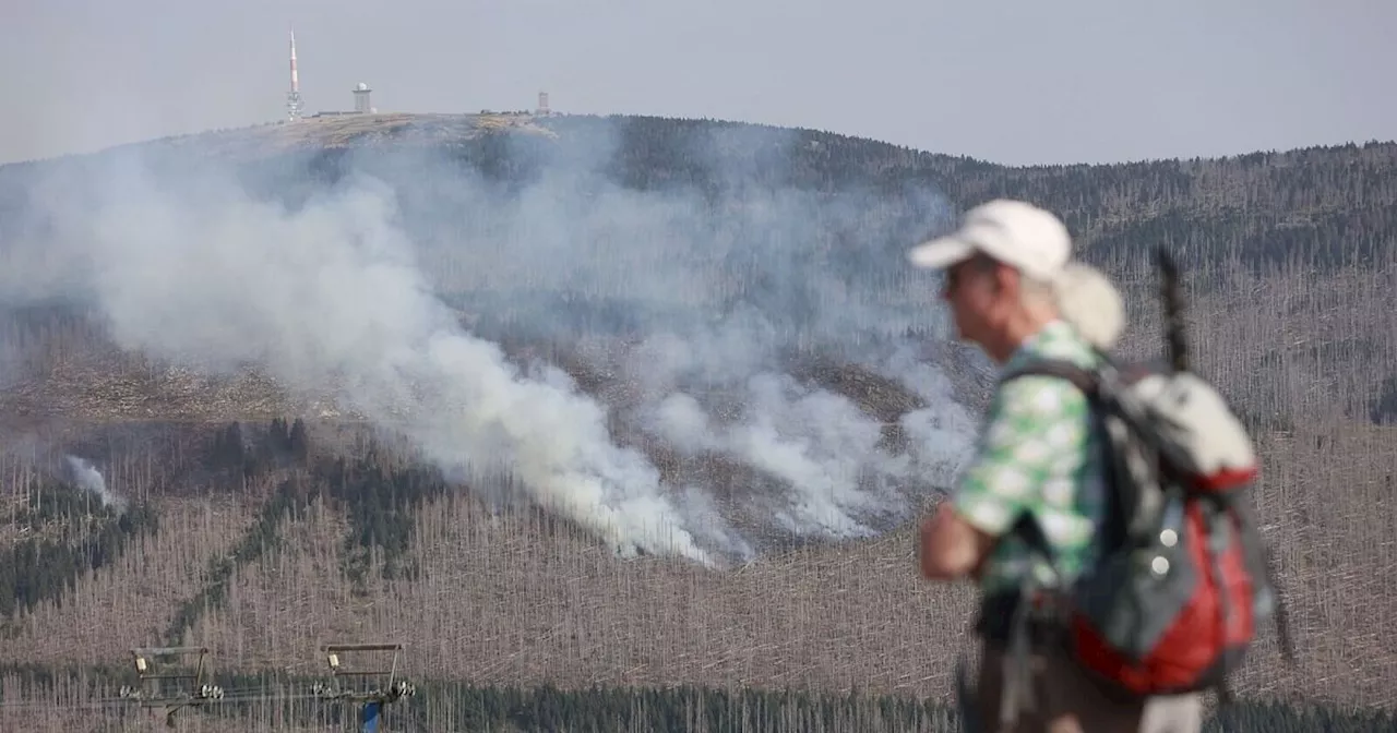 Feuerwehr stellt sich auf mehrtägigen Einsatz am Brocken ein