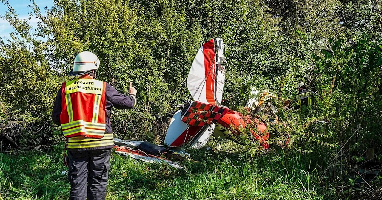 Flugzeug-Absturz in Gütersloh: ++ Bundeswehr-Hubschrauber aktuell im Einsatz ++