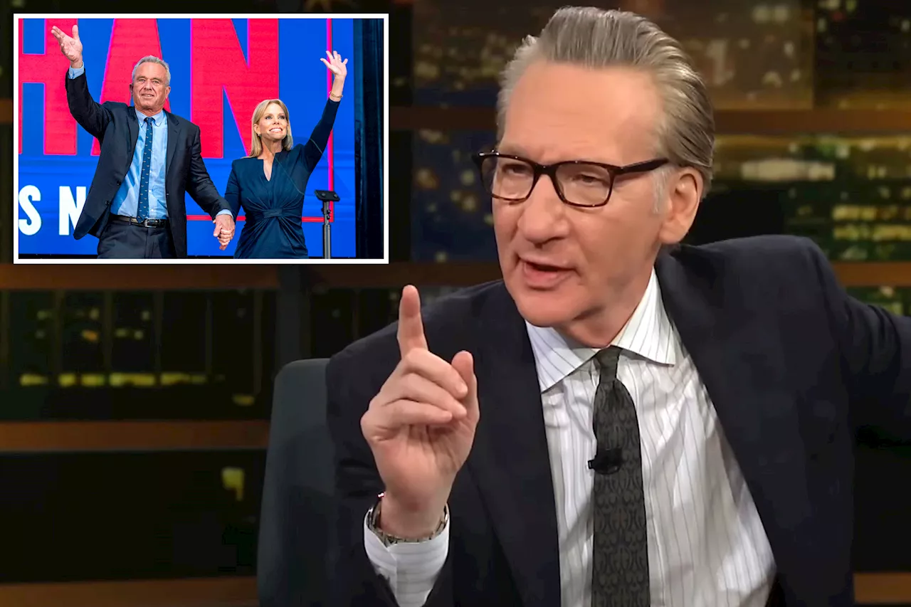 Bill Maher slams far left 'obnoxious posers' for attacking Cheryl Hines after hubby RFK Jr's Trump endorsement: 'Bullying'