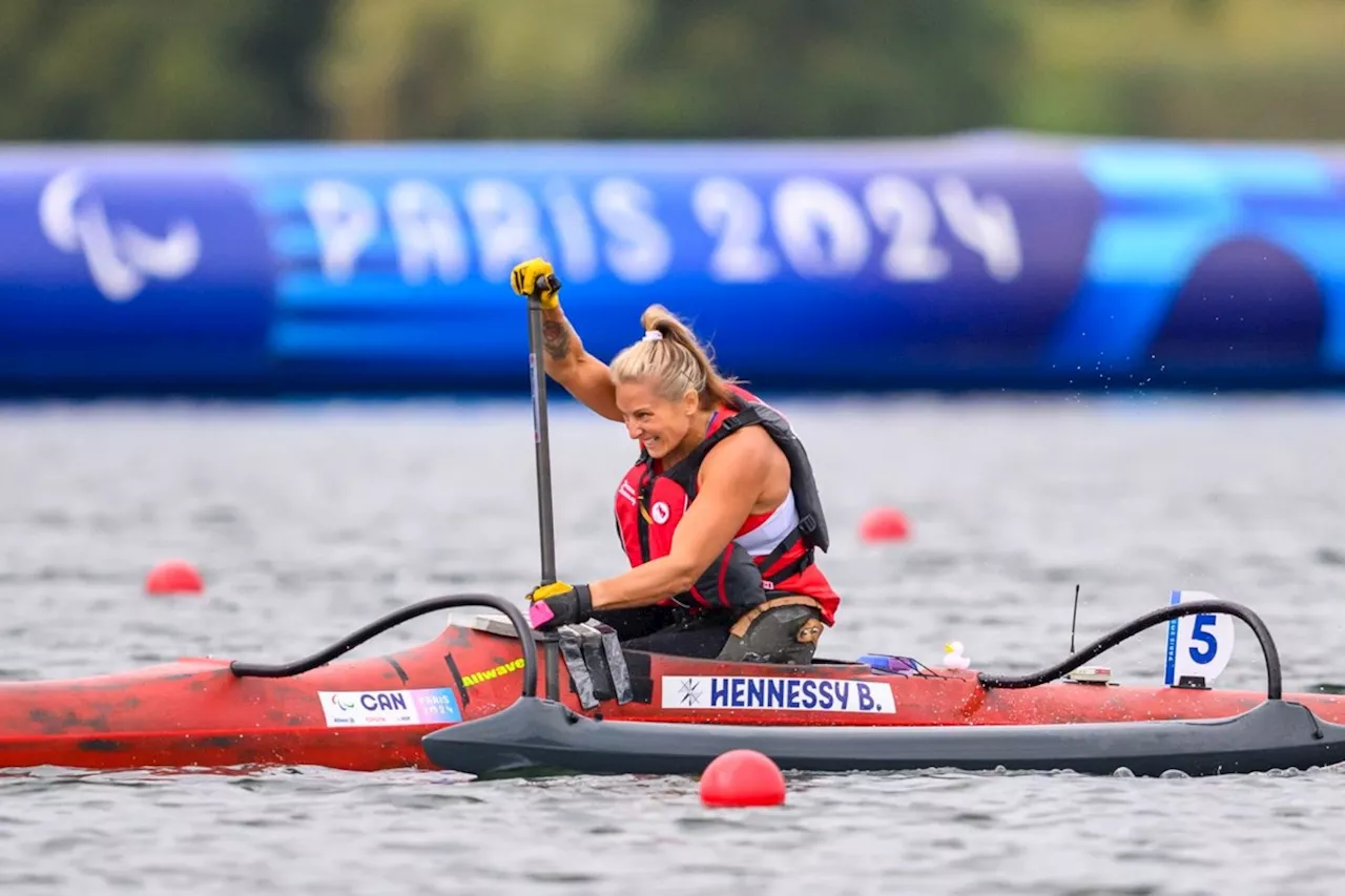 Canadian para paddler Brianna Hennessy earns Paralympic silver medal