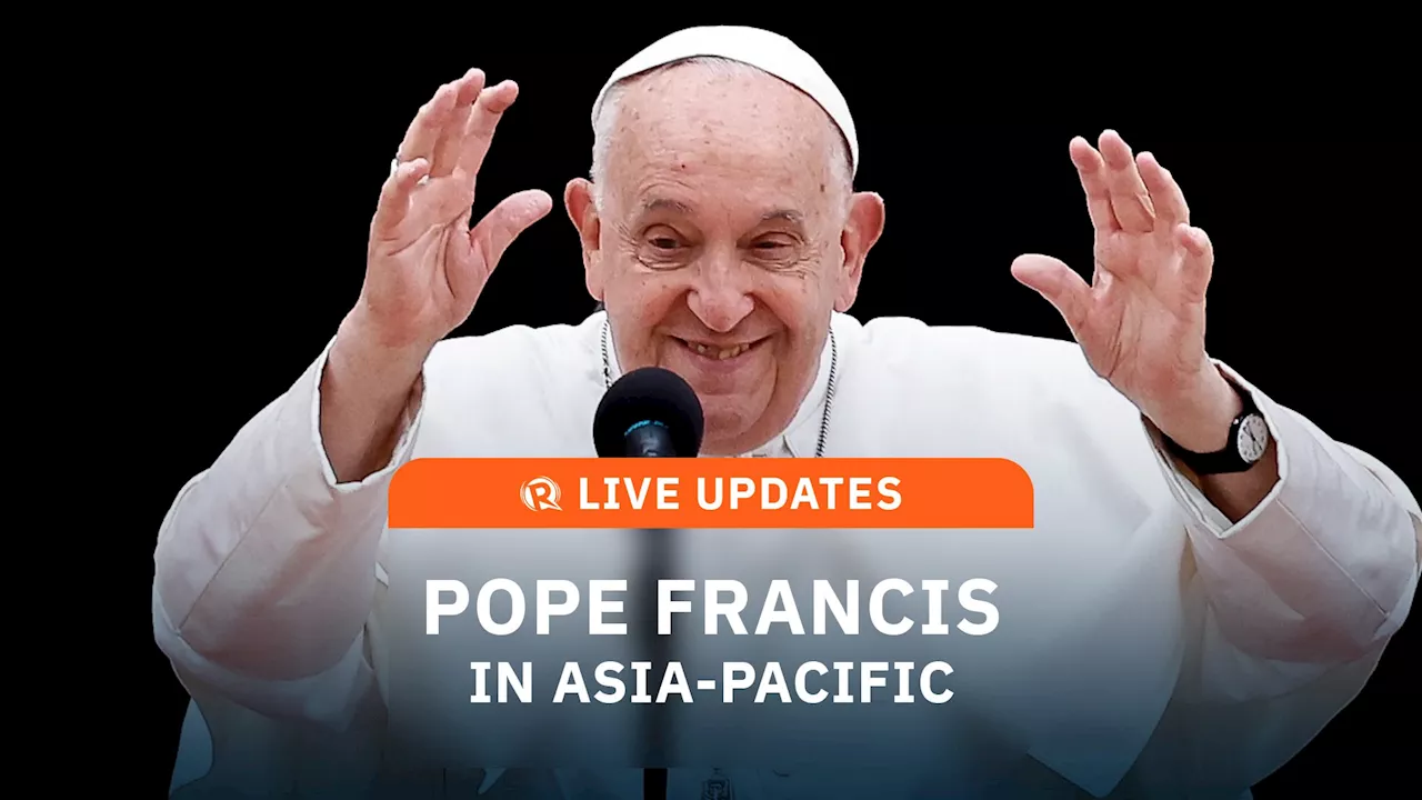 LIVE UPDATES: Pope Francis tours Indonesia, Papua New Guinea, Timor-Leste, Singapore