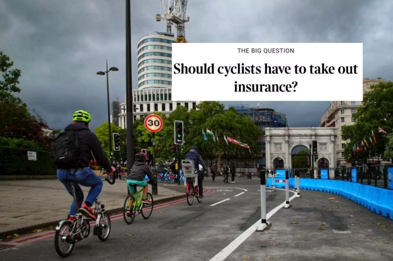 Cycle insurance provider says cyclists shouldn’t have to take out insurance, as Lloyd’s of London boss argues insurance “not such a daft idea” while calling for all cyclists to wear “crash hats”