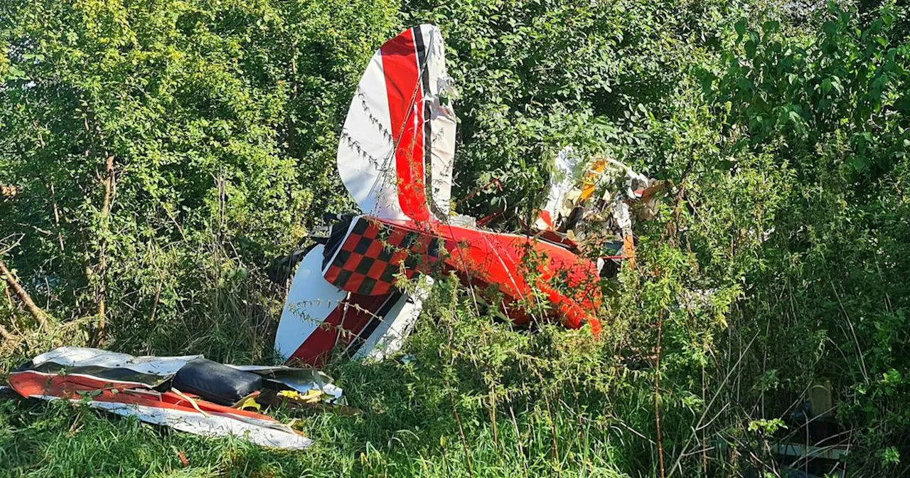 Kleinflugzeug in Gütersloh abgestürzt