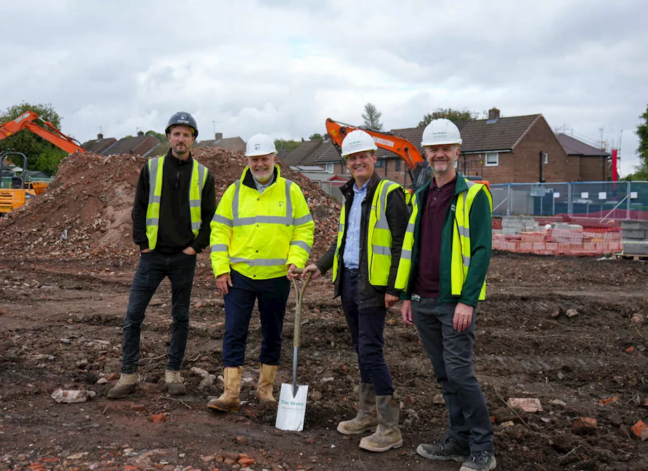 Work underway on new £3.3 million social housing development in Dawley