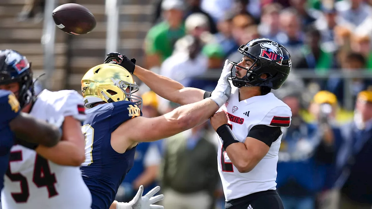 BREAKING: Northern Illinois Shock #5 Notre Dame 16-14 in South Bend