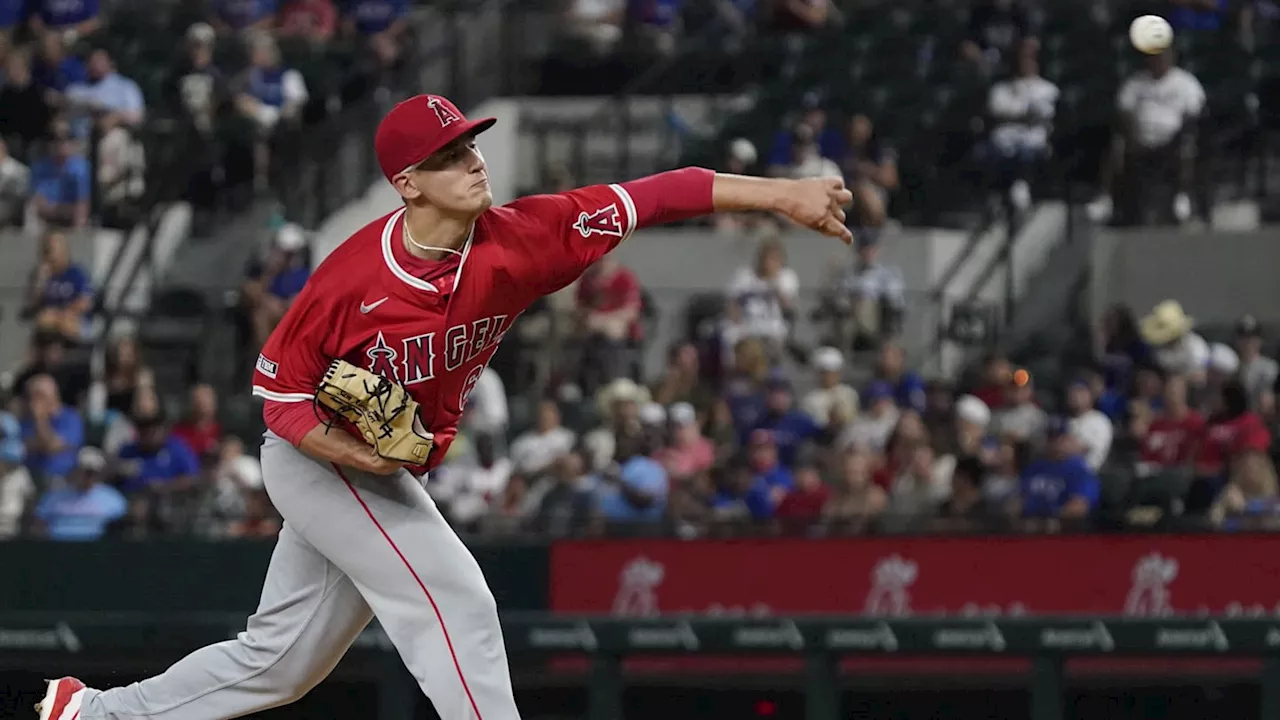 Los Angeles Angels Rookie Makes MLB History With Win Over Texas Rangers