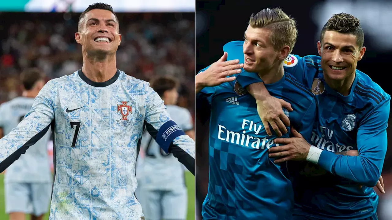 Toni Kroos' brilliant response to Cristiano Ronaldo reaching 900 career goals instantly goes viral