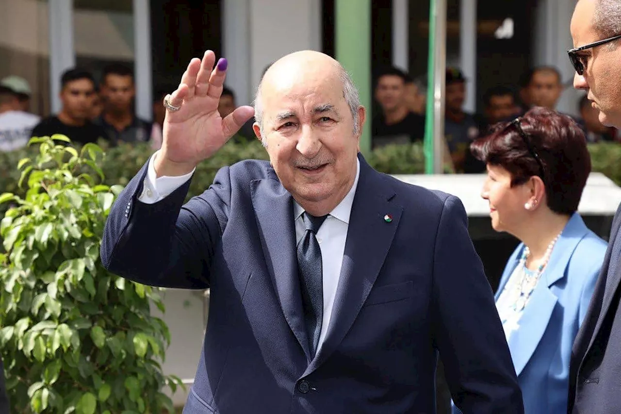 Présidentielle en Algérie : prolongation du vote, le chef d‘État sortant Abdelmadjid Tebboune grand favori