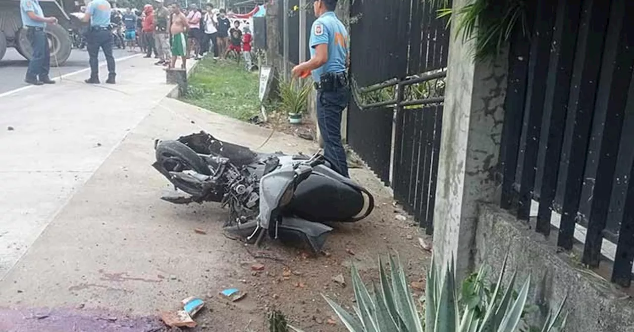 Motor, dump trak nagsungag; magtiayon patay