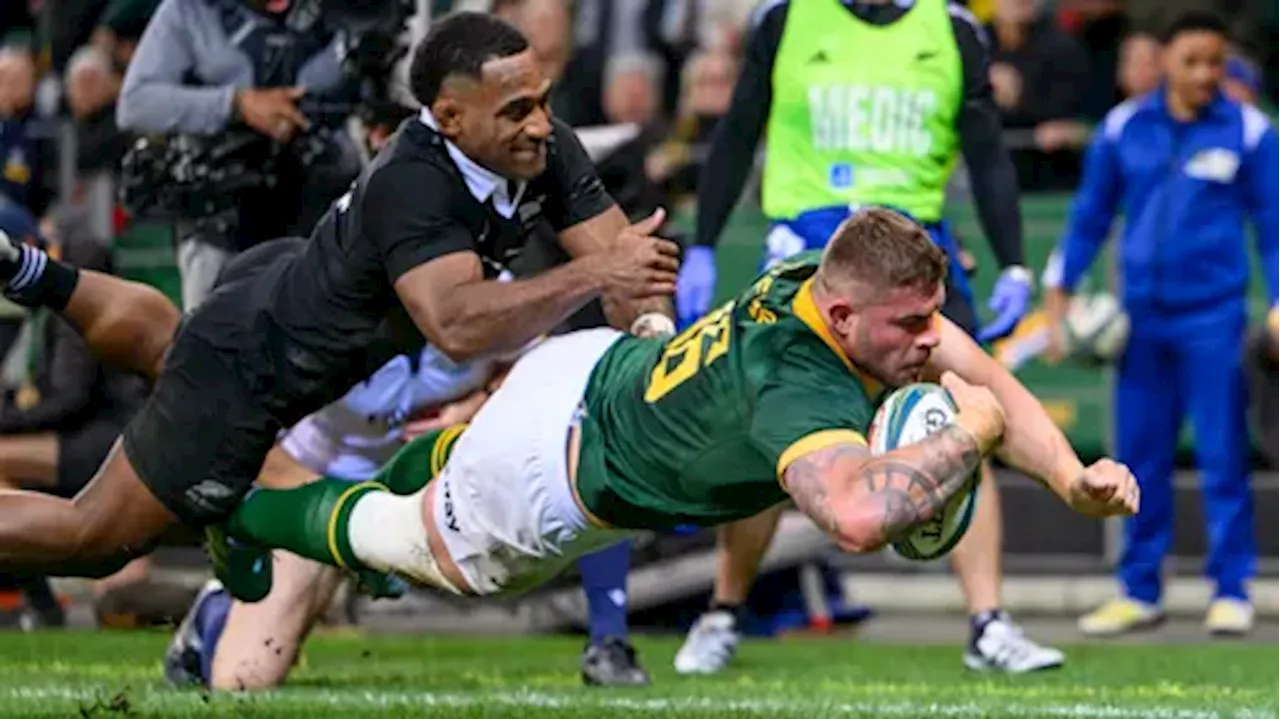 Marx try gives Boks historic win