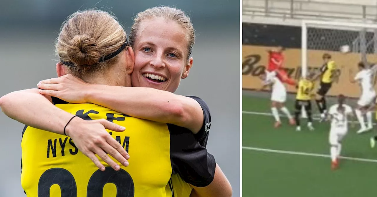 Fotboll: Anna Anvegård och Paulina Nyström visade vägen när Häcken krossade AIK