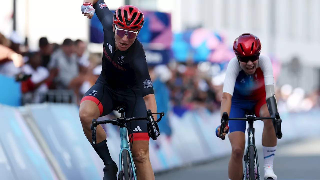 Dramatic road race finish sees Team GB Paralympian extend incredible record...