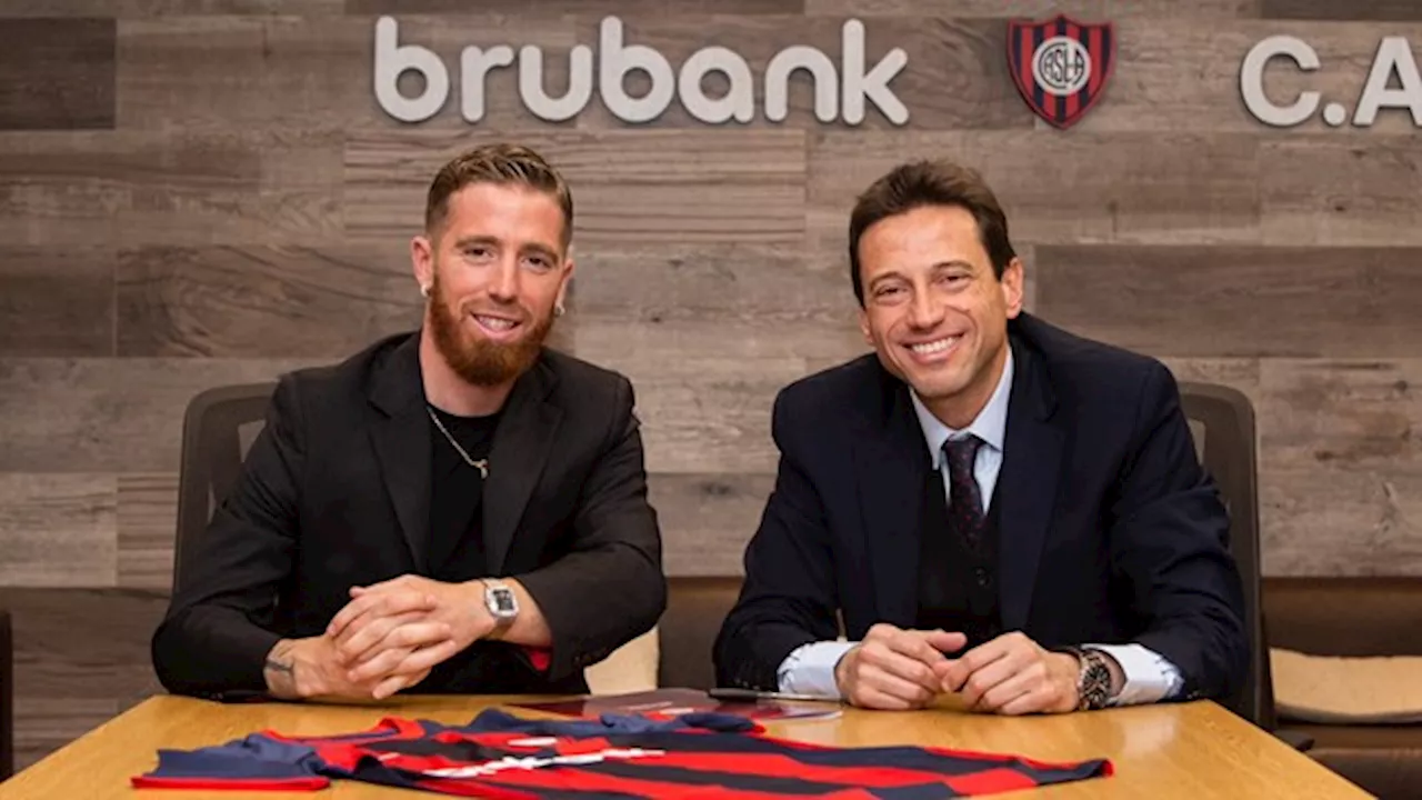 Muniain fue presentado como nuevo futbolista de San Lorenzo