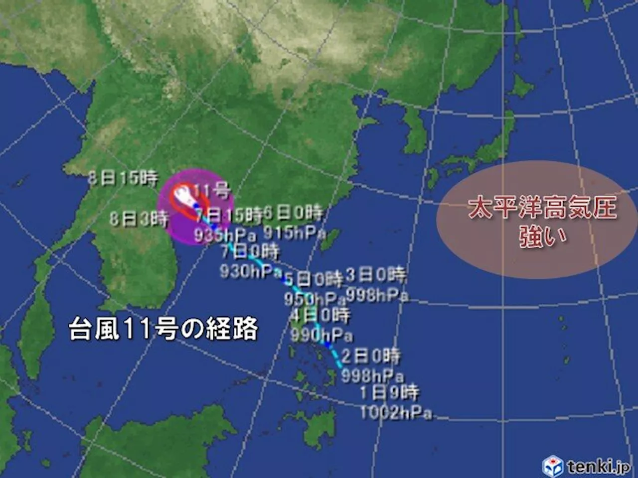 今シーズン最強の台風11号と厳暑の関係 残暑まだ続く 熱帯擾乱発生しやすい状況も(気象予報士 白石 圭子 2024年09月07日)