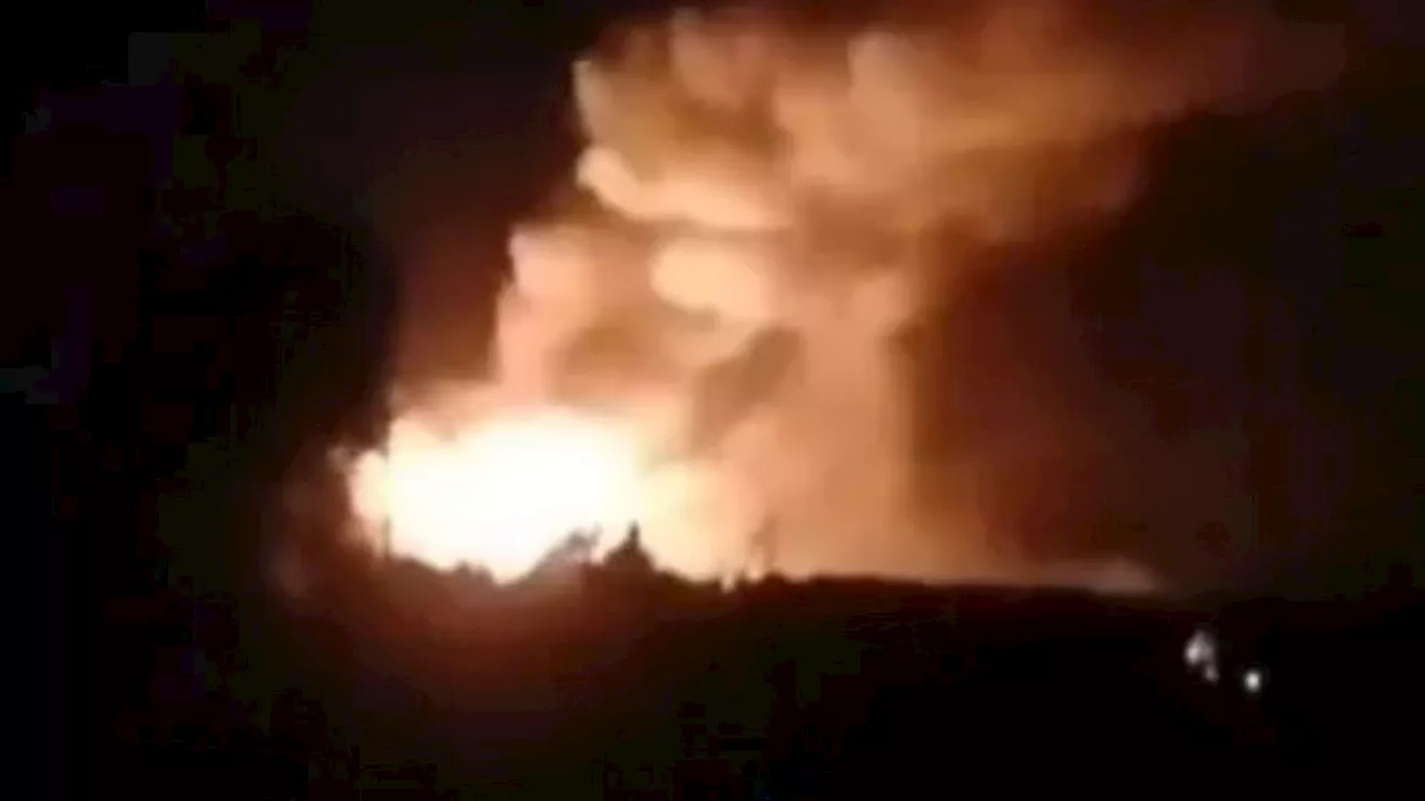 Russia declares state of emergency near border as Ukrainian kamikaze drone blows up Putin missile dump in...