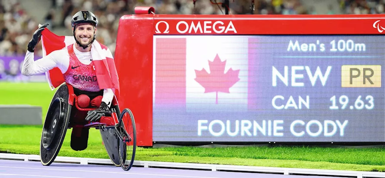 Victoria wheelchair racer Fournie wins second gold medal at Paris Paralympics