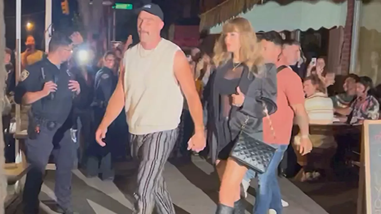 Taylor Swift and Travis Kelce Enjoy Pizza in NYC, Fans Go Wild