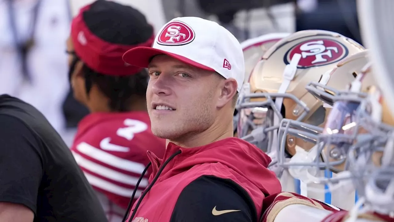 49ers RB McCaffrey listed as questionable for season opener against Jets