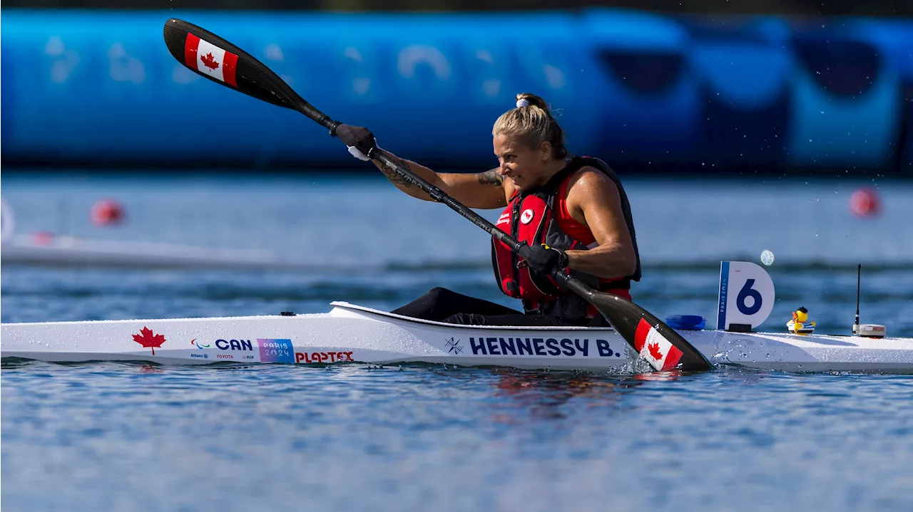 Canadian para paddler Hennessy earns Paralympic silver medal