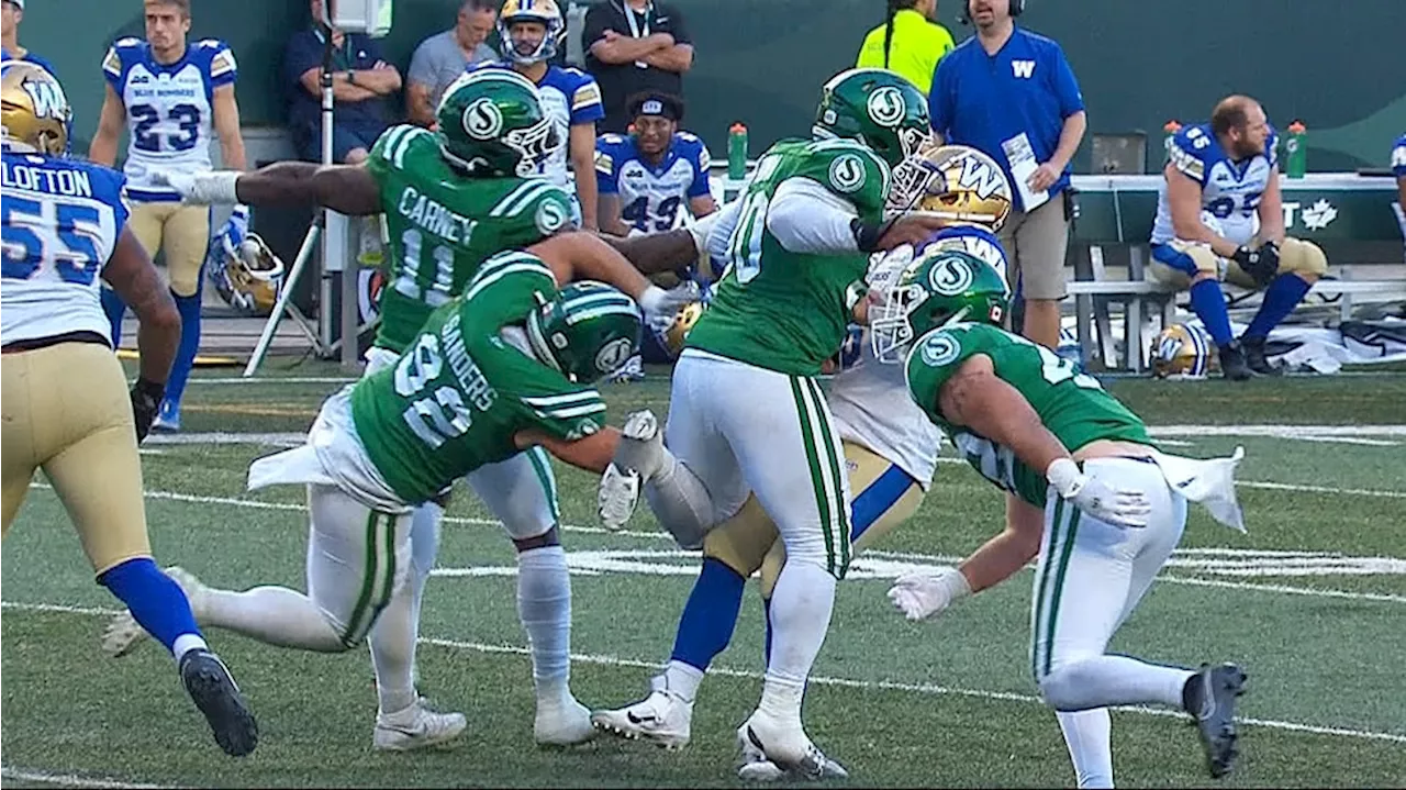 saskatchewan roughriders winnipeg blue bombers