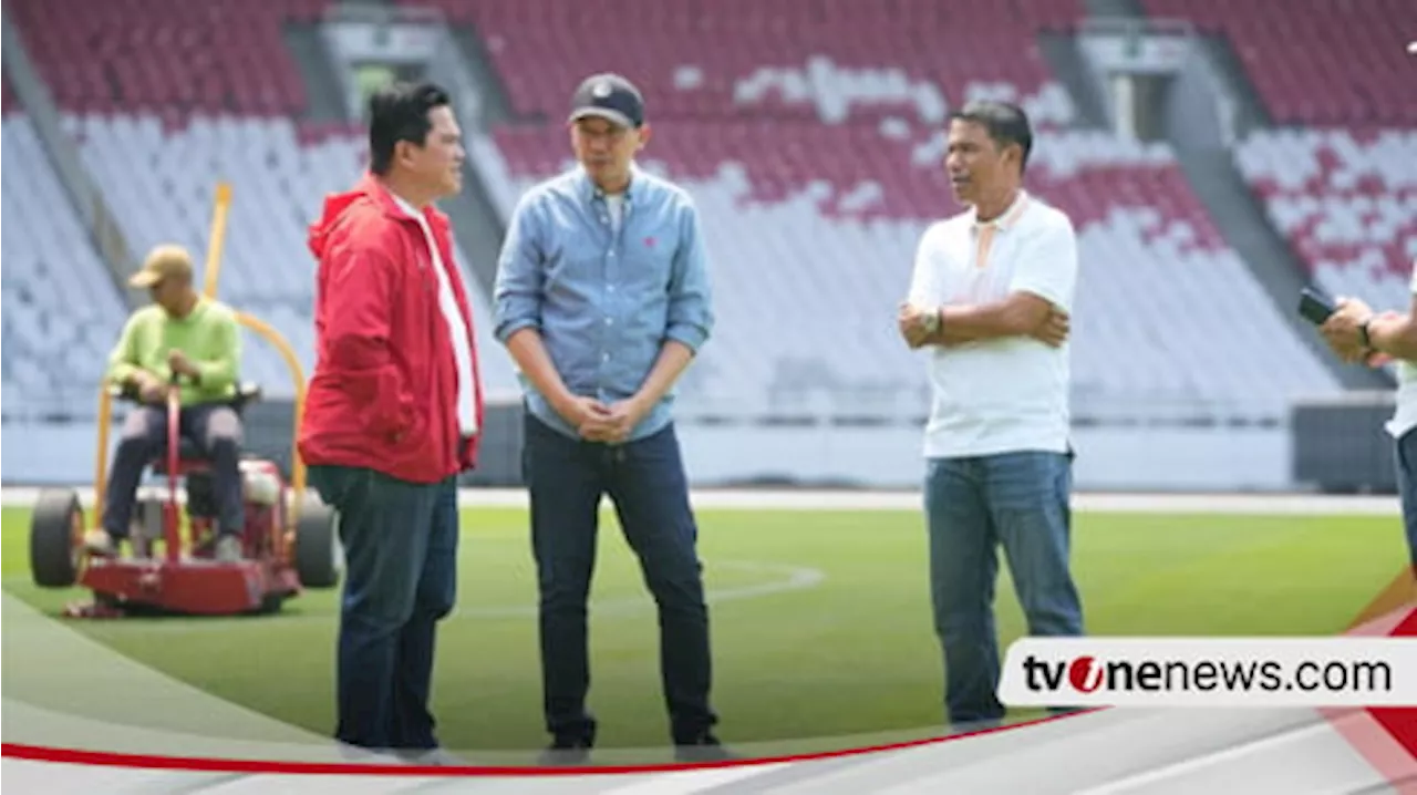 Erick Thohir Pantau Kondisi Stadion GBK Jelang Laga Timnas Indonesia Vs Australia: Sudah Siap Dipakai