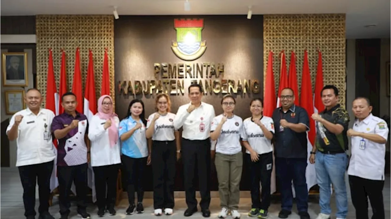 Pj Bupati Tangerang Lepas Atlet Menembak Kabupaten Tangerang Ke Ajang PON 2024