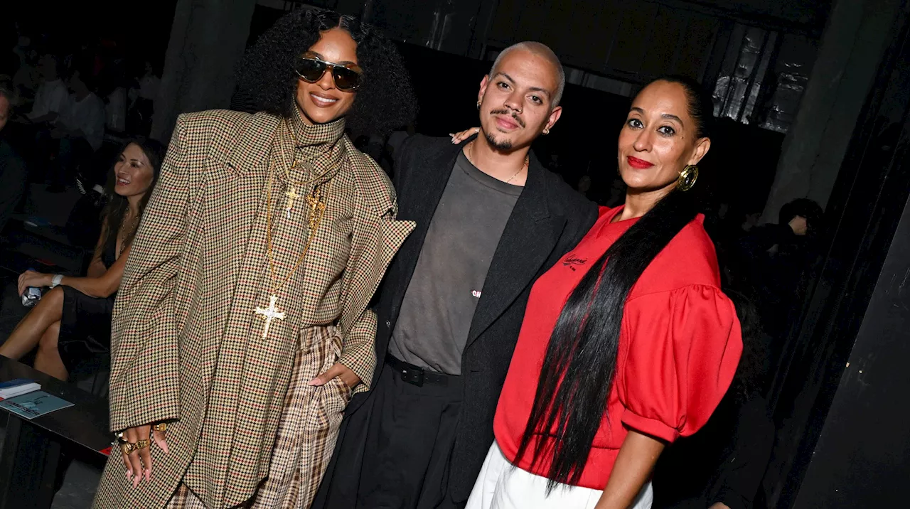 Celebrities Front Row at Willy Chavarria Spring 2025 Ready-to-Wear: Ciara, Tracee Ellis Ross and More