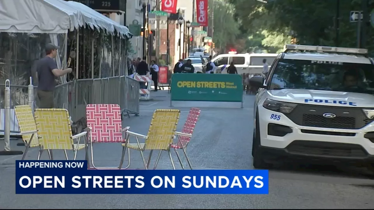 Several Center City streets to go car-free every Sunday in September