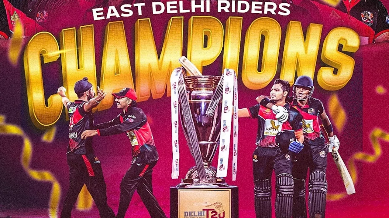 Delhi Premier League Final: 6,6,6,6,6... आखिरी ओवर में मयंक रावत ने मचाया गदर... ईस्ट दिल्ली ने साउथ को हराकर खिताब जीता