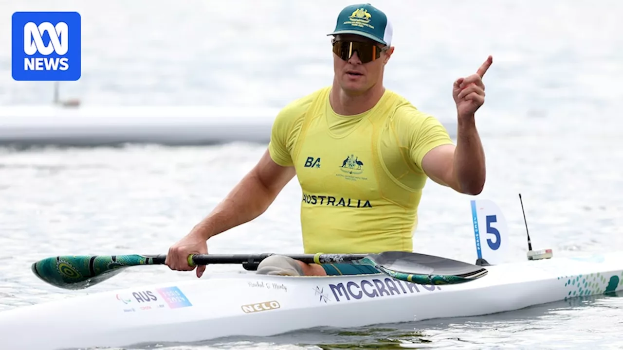 Paralympics 2024: Australia's Curtis McGrath wins fourth para canoe gold at Paris Games, James Turner wins men's 100m T36, as it happened