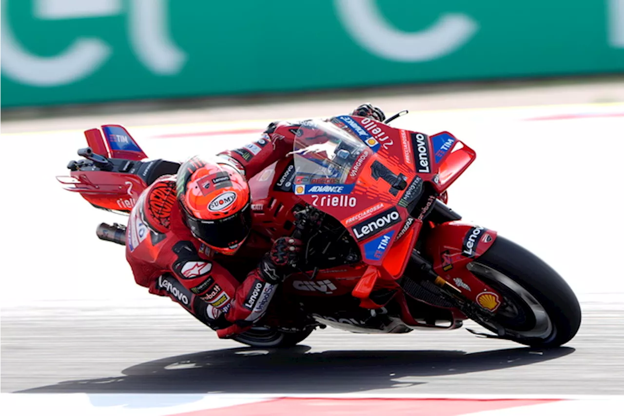 Bagnaia su Ducati sul circuito Simoncelli di Misano