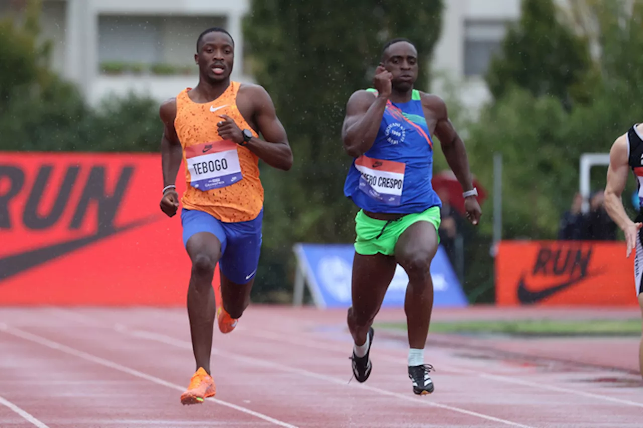 Campione olimpico dei 200 Tebogo al Grand Prix di Brescia