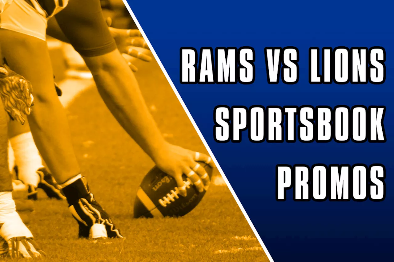 Rams-Lions sportsbook promos: Bet on Sunday Night Football with 7 best offers