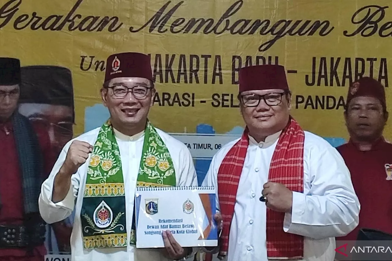 Ahmad Sahroni ditunjuk jadi Ketua Tim Pemenangan Ridwan Kamil-Suswono