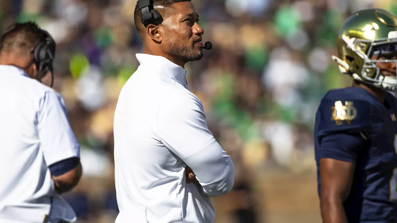 AP Top 25 Takeaways: 3 years in at Notre Dame, Marcus Freeman is again explaining a stunning loss