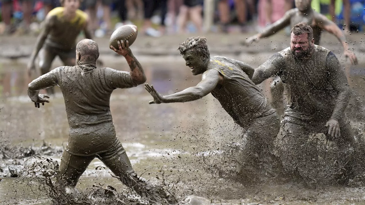 Mud Bowl football tournament celebrates 50 years of messy fun