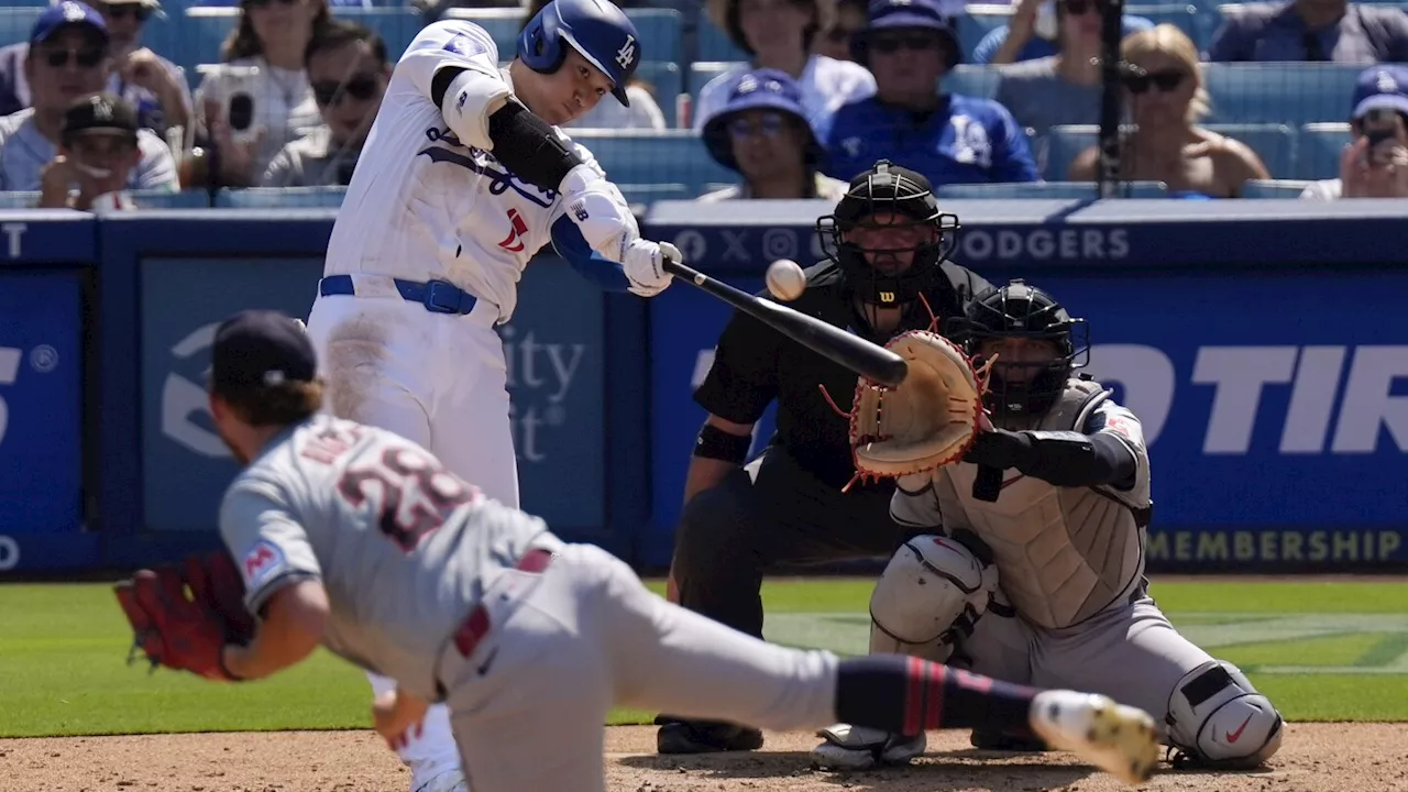 Ohtani hits 46th homer to tie career high, Dodgers beat heat, Guardians 4-0