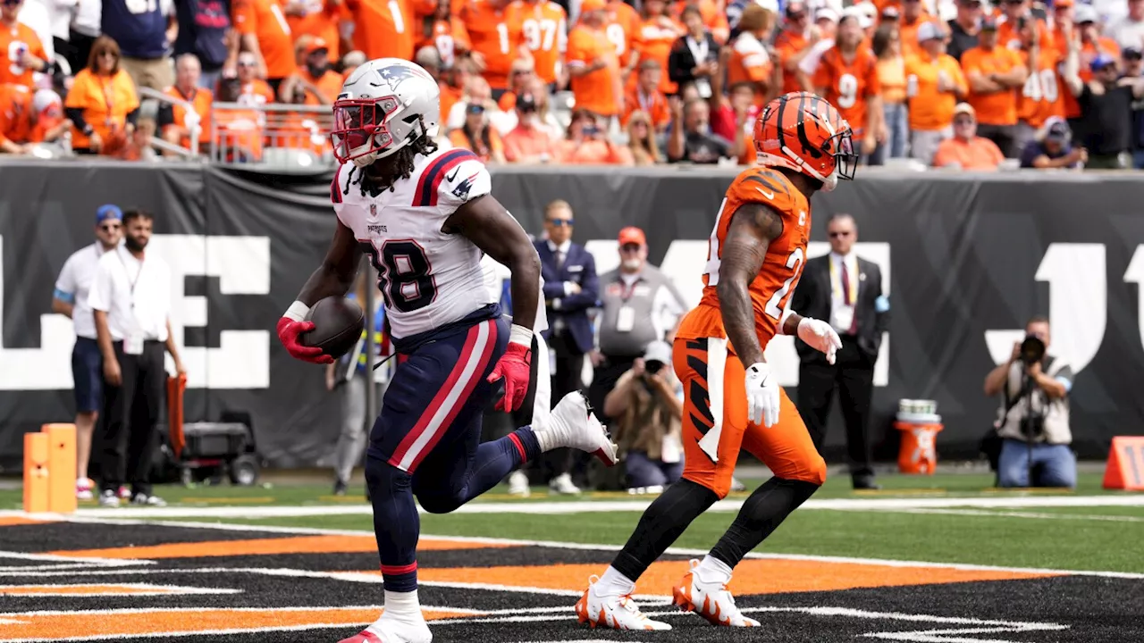 Patriots win Jerod Mayo's debut as coach, beating mistake-prone Bengals 16-10