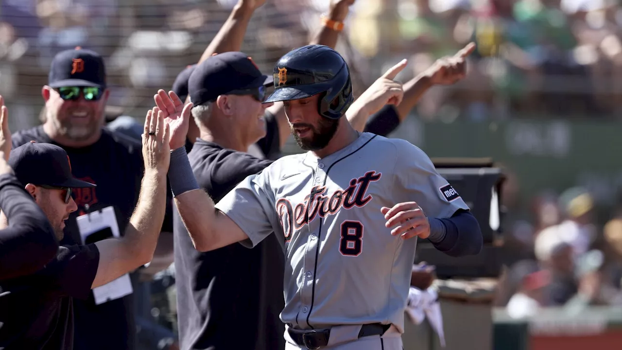 Sweeney has 4 hits, Madden strikes out seven in Tigers' 9-1 win over Athletics