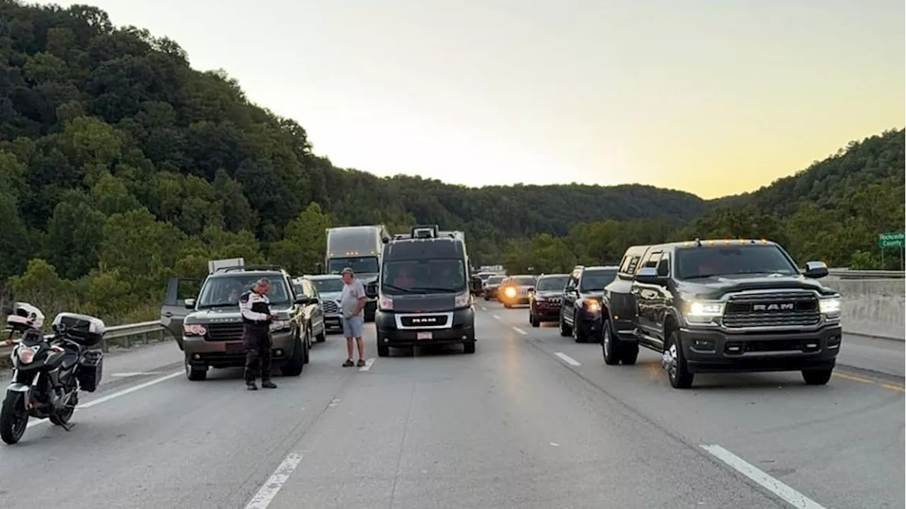 Multiple people shot along I-75 south of Lexington, Kentucky, authorities say