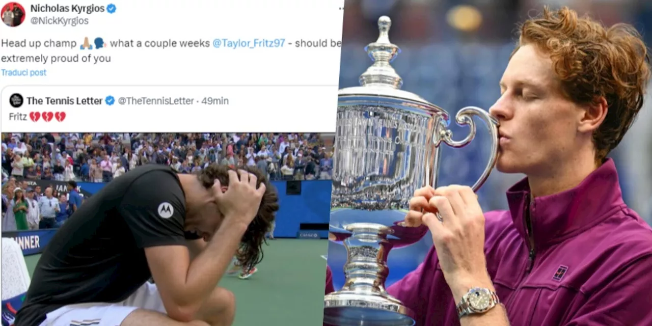 Kyrgios snobba Sinner: il tweet su Fritz fa discutere