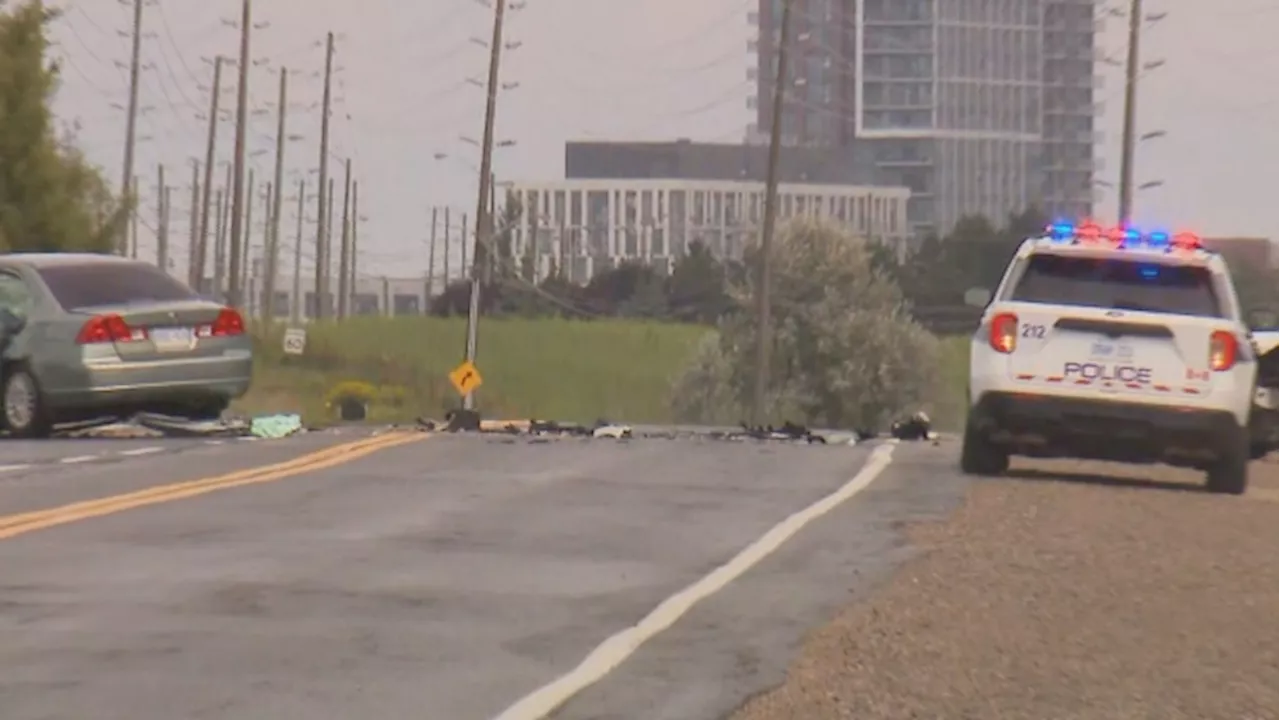 1 person killed, 2 others hurt in Brampton head-on crash