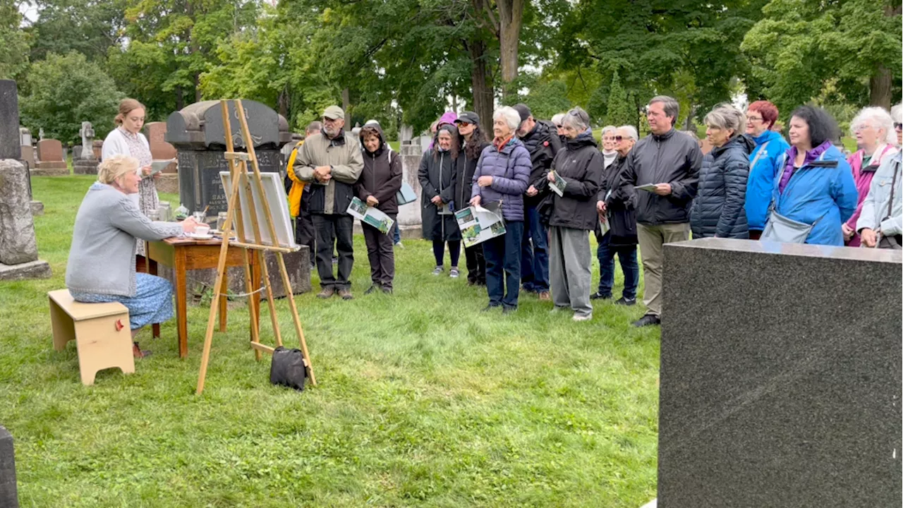 Once a year history comes alive at Beechwood Cemetery