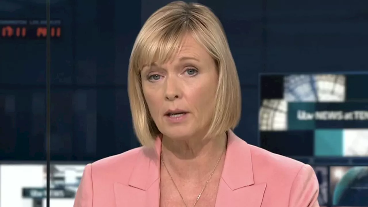 ITV News' Julie Etchingham issues savage dig at migrant hotel arsonist