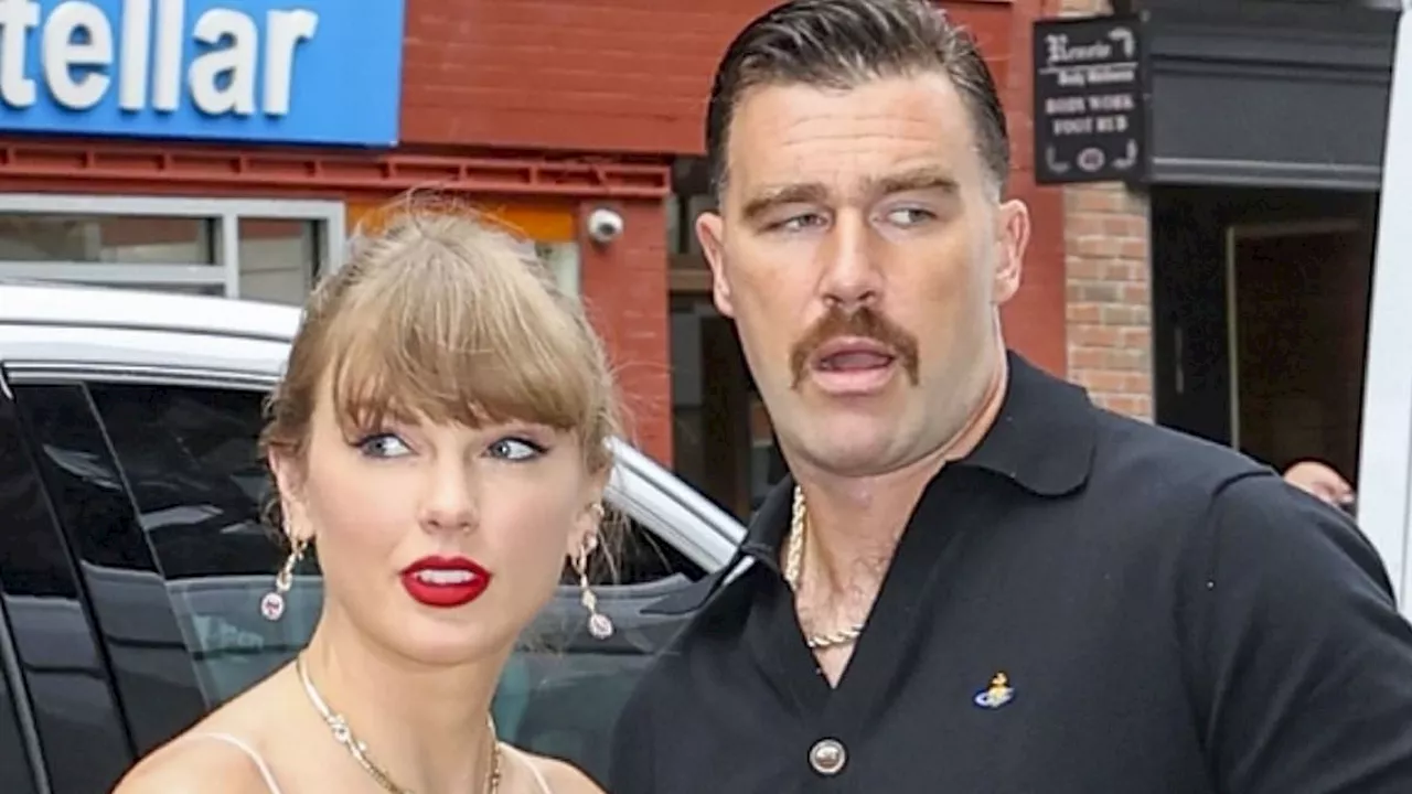 Taylor Swift is joined by Travis Kelce at Electric Lady Studios