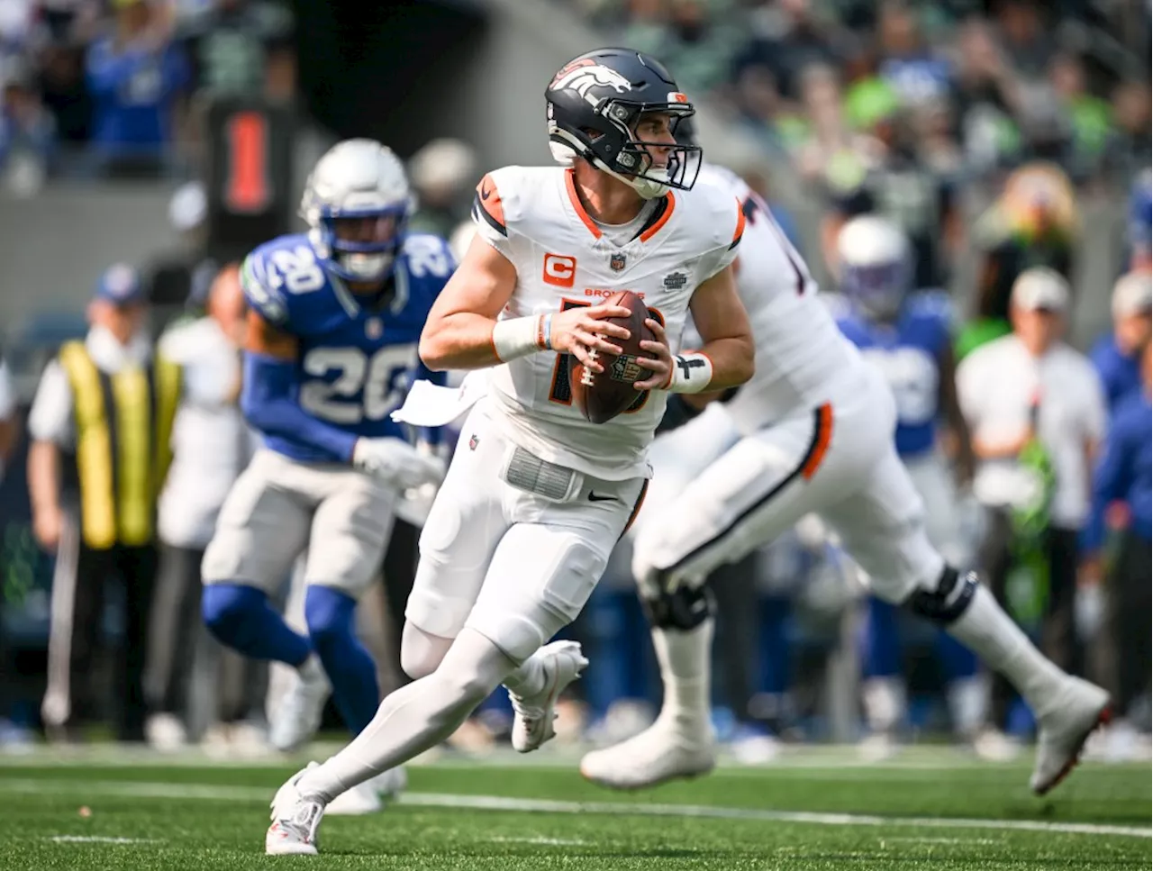 WATCH: Broncos rookie Bo Nix scores 1st NFL touchdown, a 4-yard scramble