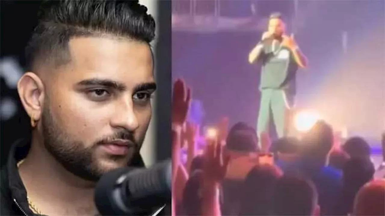 Indian Canadian singer Karan Aujla attacked with shoe at London concert